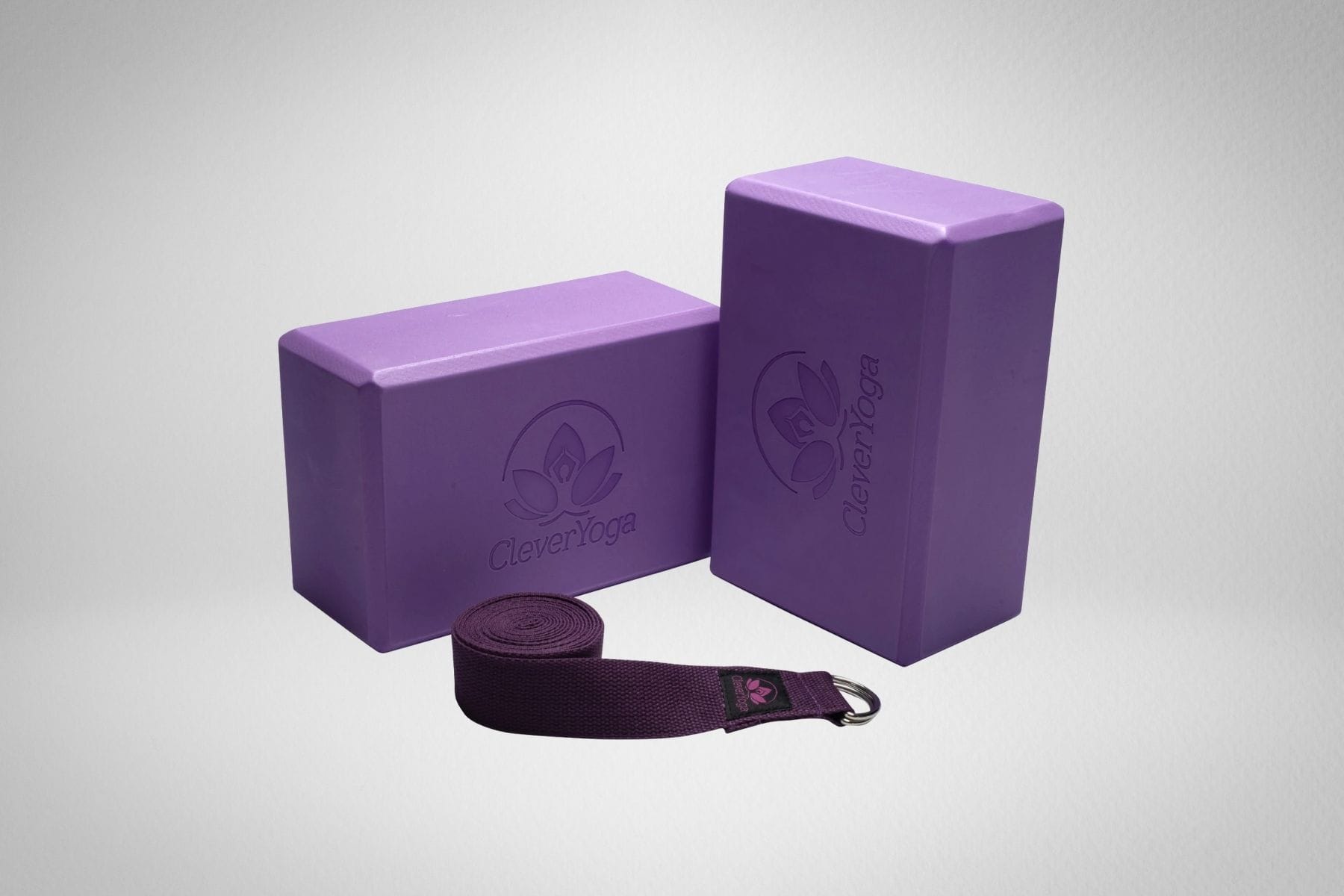 Clever Yoga Block and Strap Set