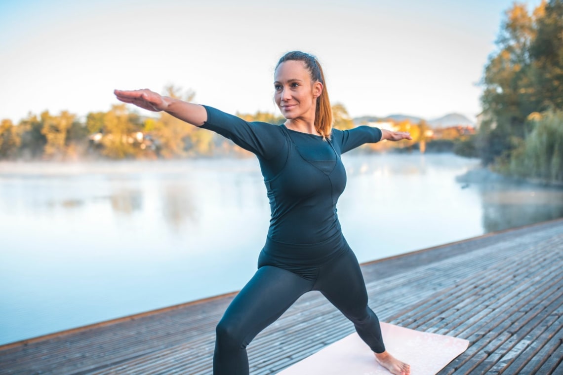 How Long To Hold A Yoga Pose Warrior Pose