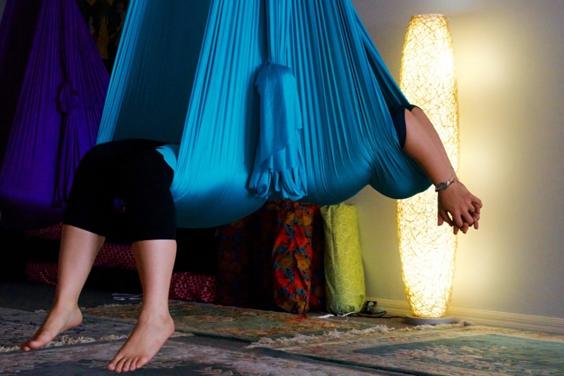 How To Use A Yoga Swing Savasana