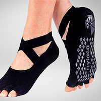 hyalea-toeless-non-slip-yoga-socks-featured