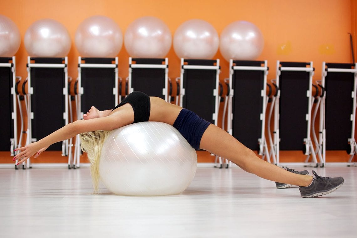 Yoga Balls Into Your Workout Featured
